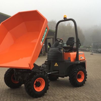 Rear View Ausa D350 Swivel Dumper