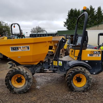 Side view of JCB 3T-1 Dumper Vehicle
